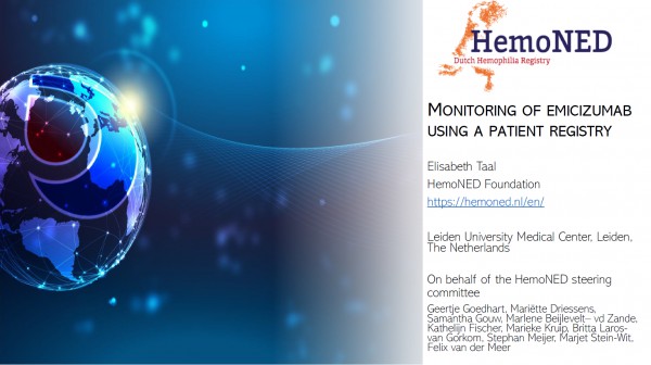 HemoNED presented at EAHAD congress