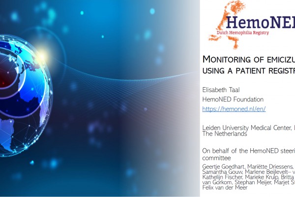 HemoNED presenteert op Europees congres HemoNED presenteert op Europees congres