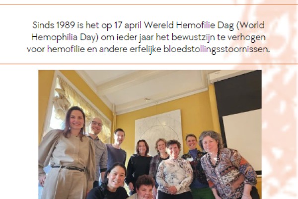 Wereld Hemofilie Dag 2024 Wereld Hemofilie Dag 2024