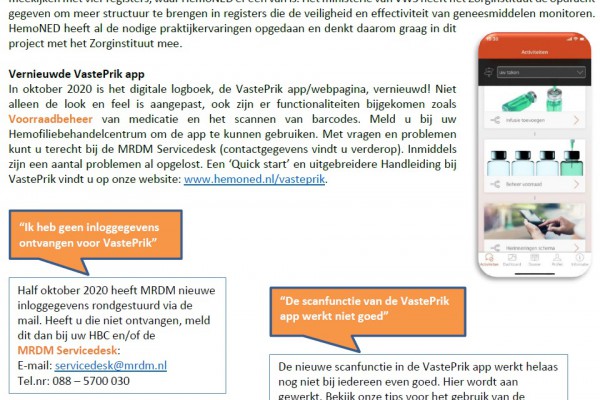 Nieuwsbrief HemoNED & Symphony Nieuwsbrief HemoNED & Symphony